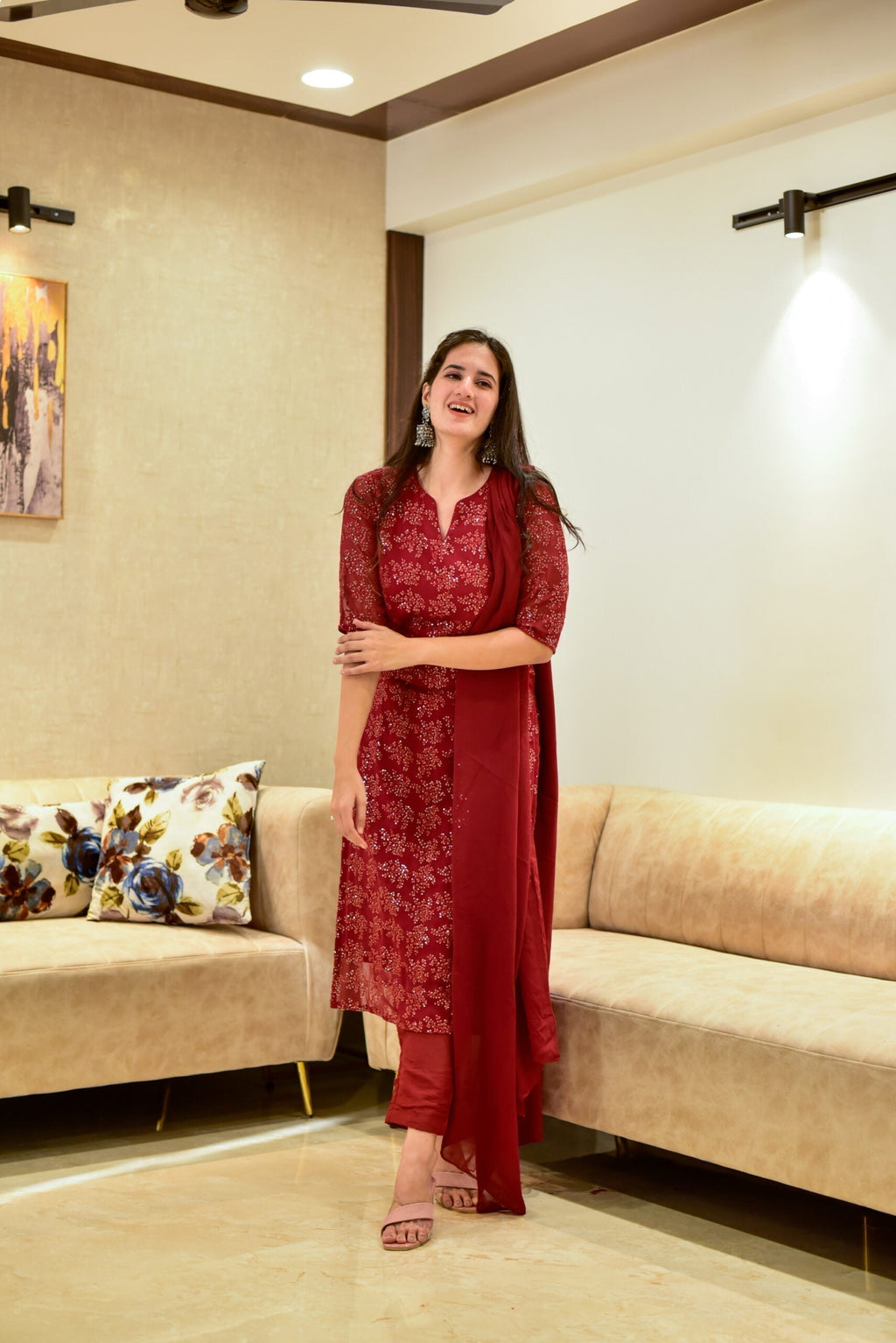 Mrunali embroidered kurta set