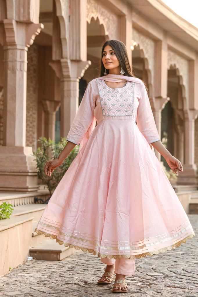 Pastel Kiss Festive Ready Suit (3 piece)